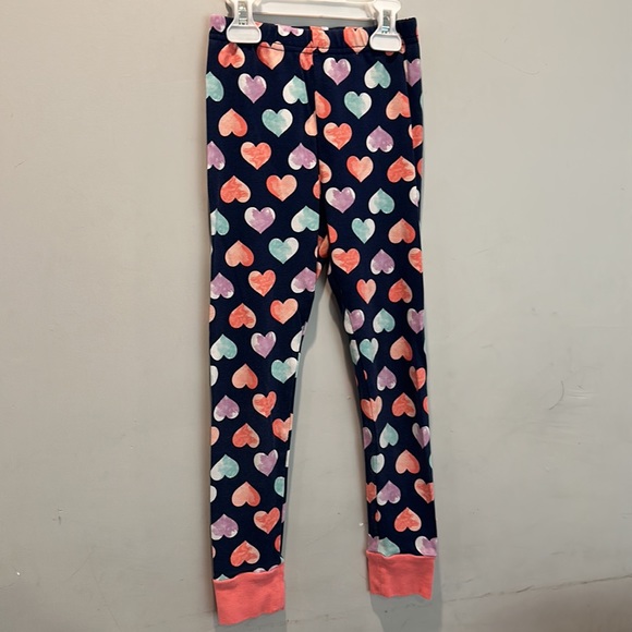Kirkland Brand Heart Pattern Pajama Set Size 7 - Picture 2 of 7